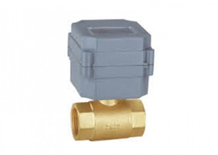 3 Way Motorized Valve , With DC Actuator Motor 1.6 Mpa 3 Way Water Valve