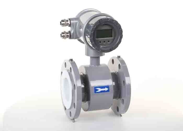 6 Inch Slurry Electromagnetic Flowmeter PN16 For Conductive Liquid