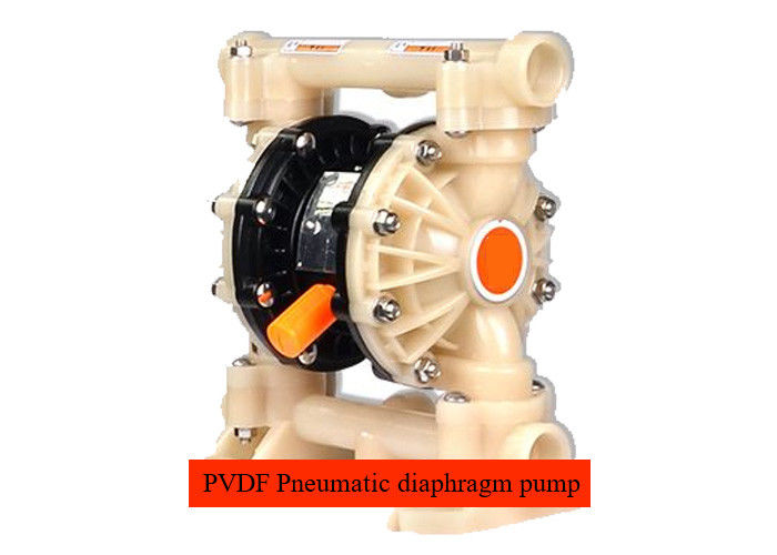 Sulfuric Acid Pneumatic Diaphragm Pump DN80 Air Driven With PVDF Plastic material