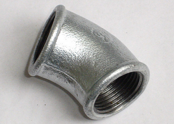 Thread 1/2" 45 Elbow GI Grooved End Pipe Fittings For Plumber Works