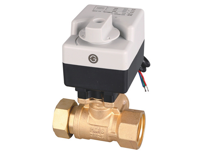 DC12V Polypipe Temperature Control Valves PN10 Manual Override